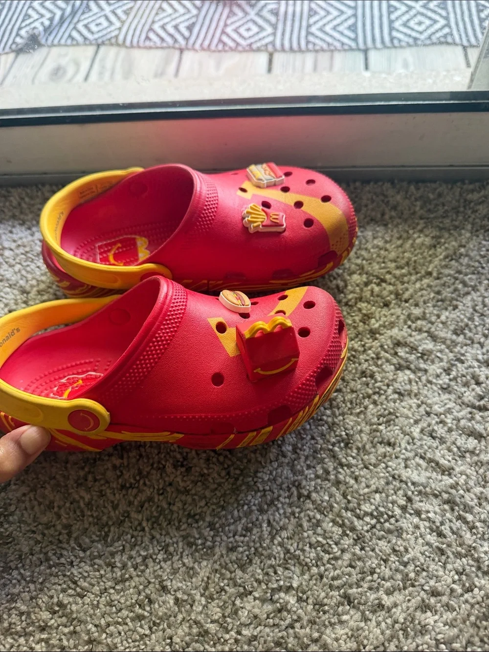 McDonald's Kids Red and Yellow Fast-Food crocs